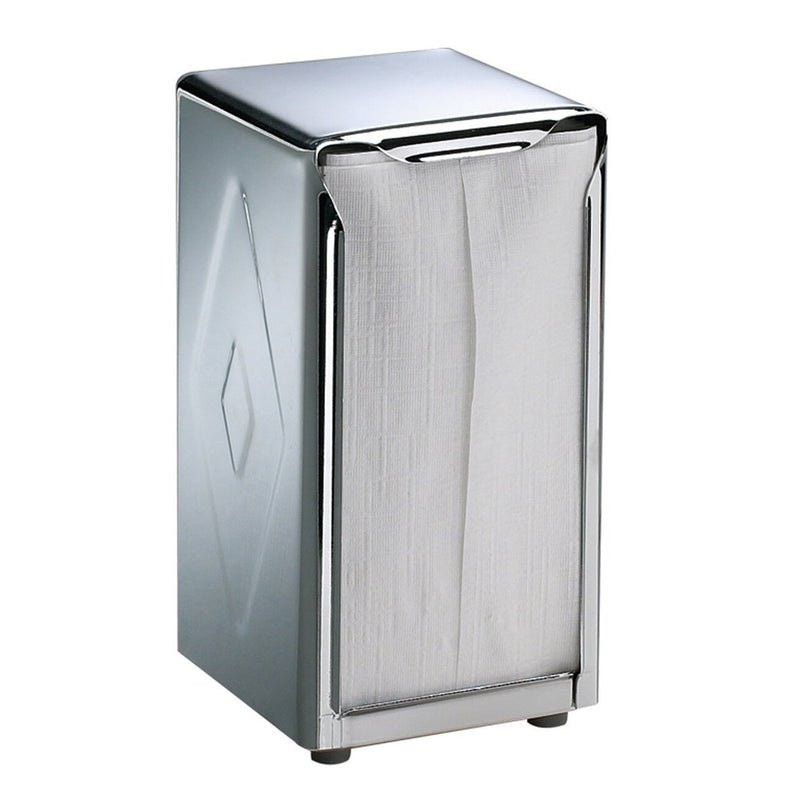 San Jamar - Stainless Steel 2 Sided Tabletop Tallfold/JDN Napkin Dispenser - Each - Bulk Mart