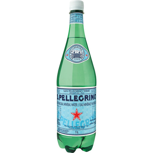 San Pellegrino - Sparkling Natural Mineral Water PET - 6 x 1 L - Bulk Mart