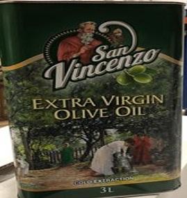 San Vincenzo - Extra Virgin Olive Oil - 3 L - Bulk Mart