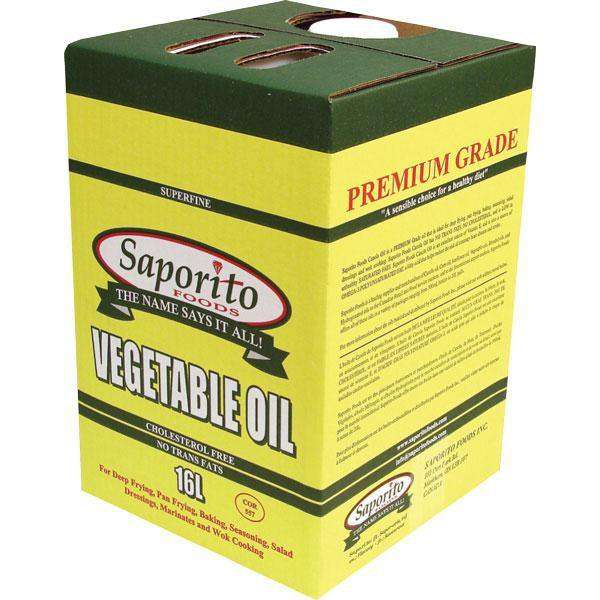 Saporito Vegetable Oil Box 16 L BulkMart Canada Bulk Mart
