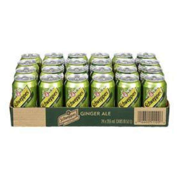 Schweppes - Ginger Ale - 24 x 355 ml - Bulk Mart