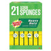 Scotch-Brite - Heavy Duty Scrub Sponge - 21 Pcs / Pack - Bulk Mart