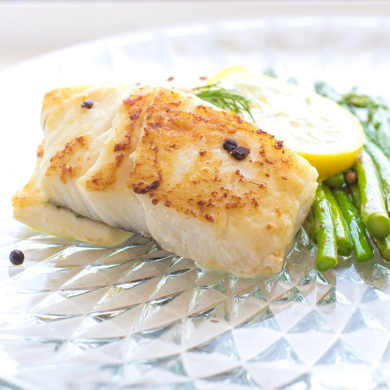 Seacore - House Cut Halibut Portions - 380 g - Bulk Mart