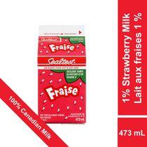 Sealtest - Partly Skimmed 1% Strawberry Milk - 473 ml - Bulk Mart