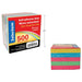 Selectum - 3" x 3" Self Adhesive Note 5 Color 500 Sheets - Each - Bulk Mart