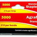 Selectum - Desk Tech Staples Standard - 5000 / Pack - Bulk Mart