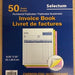 Selectum - Invoice Book 50 Numbered Triplicates Carbonless 8.25" x 10"-Each - Bulk Mart
