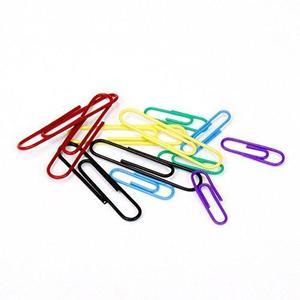 Assorted Color Paper Clips in Zip Bag Vibrant Office Supplies — Bulk Mart
