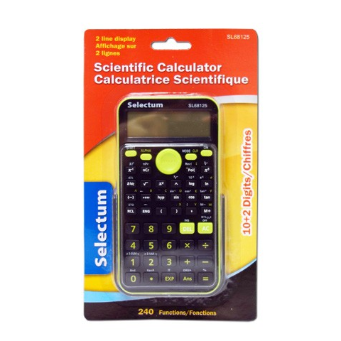 Advanced Scientific Calculator 10+2 Digits, 2-Line Display