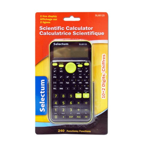 Selectum - Scientific Calculator 10+2 Digits, 2 Line Display - Each - Bulk Mart