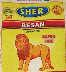 Sher - Super Fine Chickpea Flour - Brar Besan - 10 Lbs - Bulk Mart