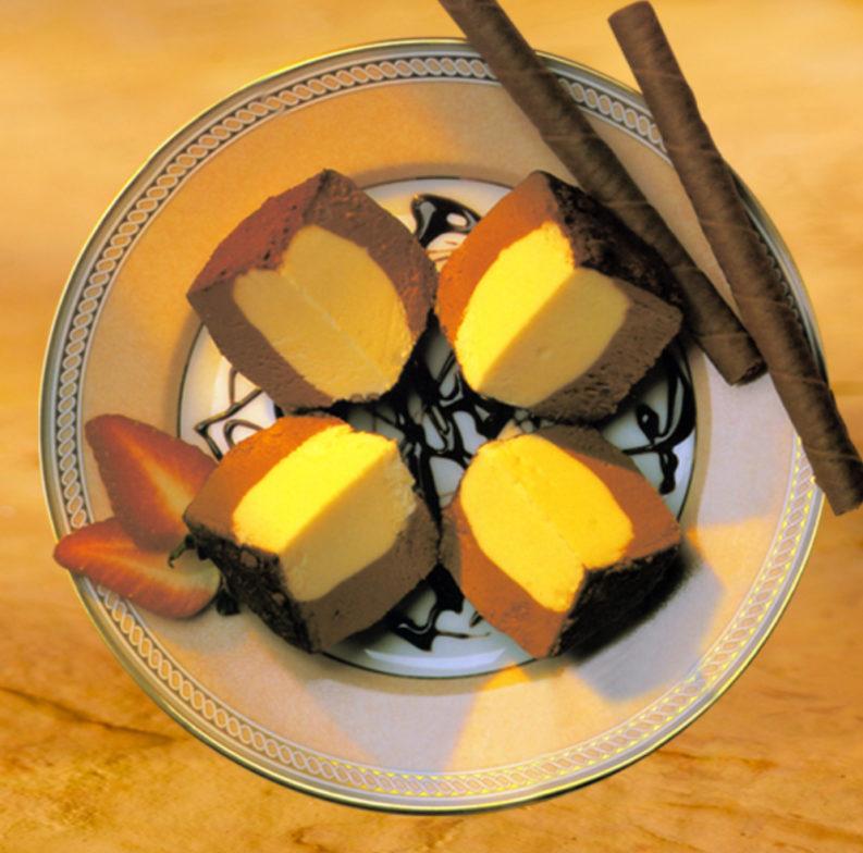 Sicilian Ice Cream - Tartufo Chocolate Zabajone - 36 Pack - Bulk Mart