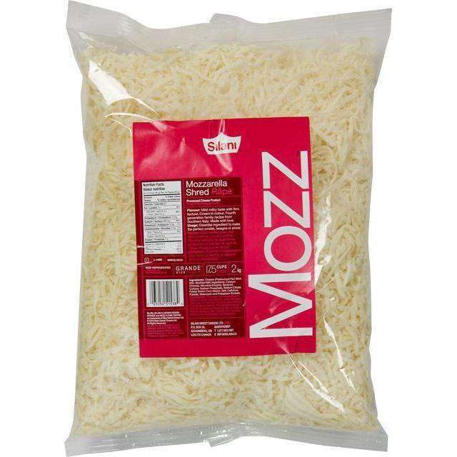 Silani - Mozzarella Shredded 17% - 2 Kg - Bulk Mart