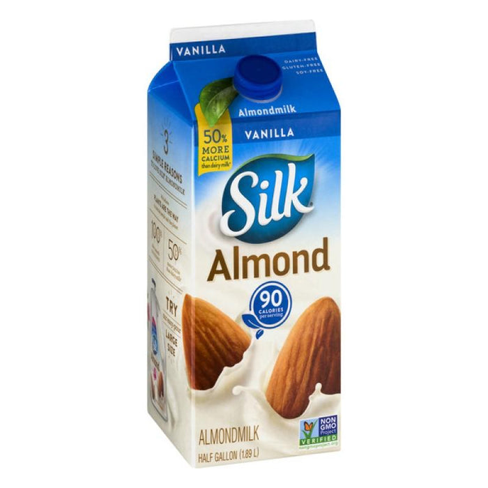 Silk Soy - Almond Beverage Vanilla Dairy-Free - 1.89 L - Bulk Mart