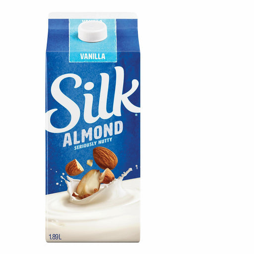Silk Soy - Almond Beverage Vanilla Dairy-Free - 1.89 L - Bulk Mart