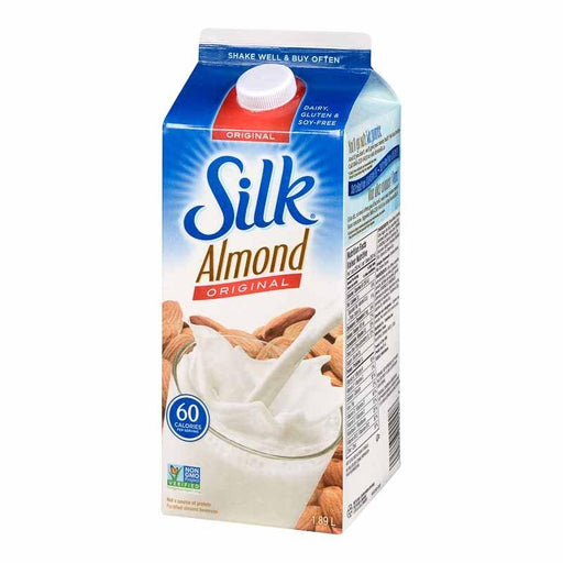 Silk Soy - Almond Milk Original Dairy-Free - 1.89 L - Bulk Mart