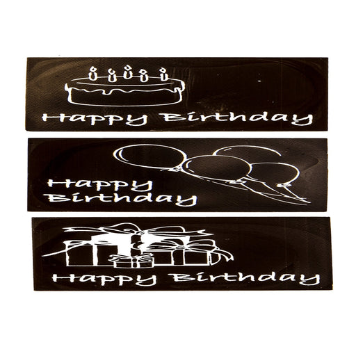 Smet - Happy Birthday Print Assorted Dark Chocolate - 84 Pcs - Bulk Mart