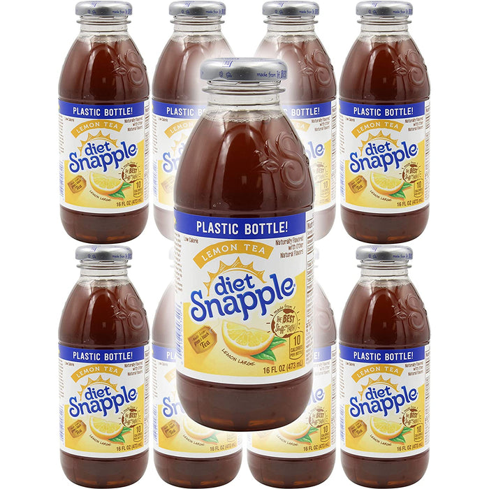Snapple - Diet Lemon Tea Plastic Bottle - 12 x 473 ml - Bulk Mart