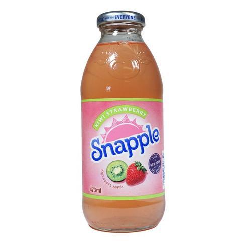Snapple - Kiwi Strawberry Plastic Bottle - 12 x 473 ml - Bulk Mart