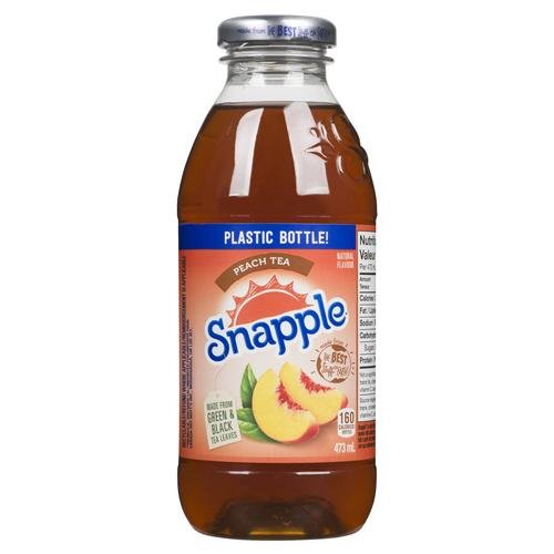 Snapple - Peach Tea Plastic Bottle - 12 x 473 ml - Bulk Mart