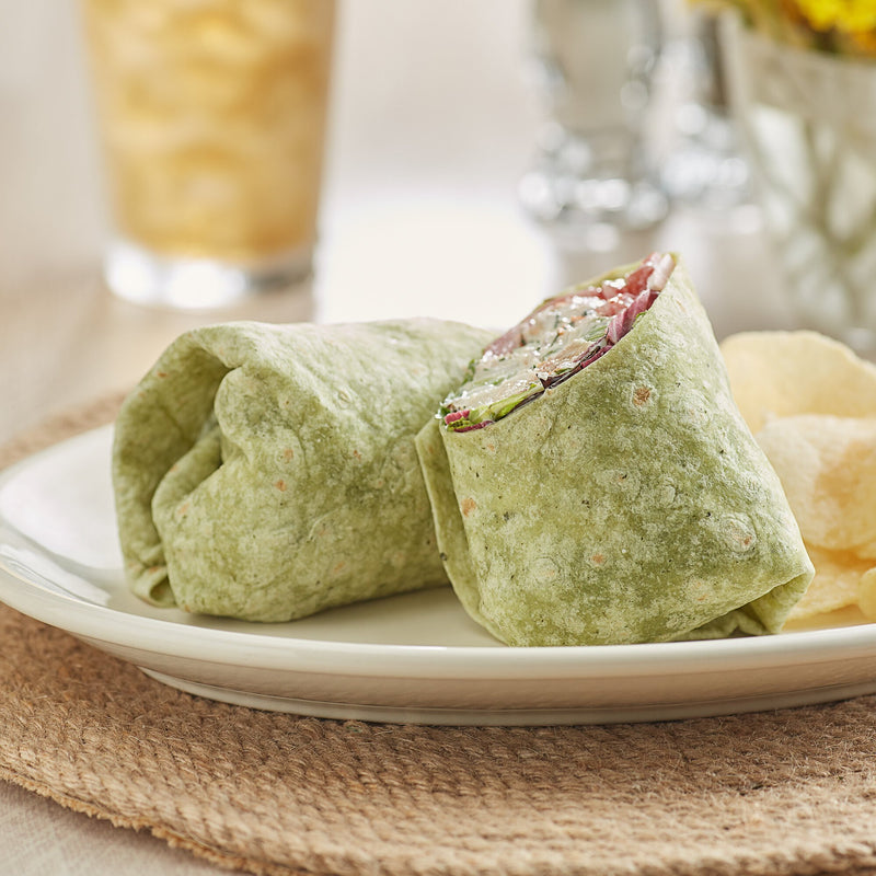 Sonora - 12" Spinach Tortilla - 96 / Case - Bulk Mart