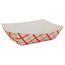 Southland - 5 Lbs Red Check Food Trays #500 - 2 x 250/Case - Bulk Mart