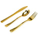 Stellar - Gold Look Premium Plastic Fork - 20/Pack - Bulk Mart