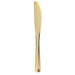 Stellar - Gold Look Premium Plastic Knife - 20/Pack - Bulk Mart