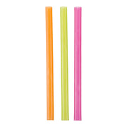Stone - 10" Bubble Tea Straw Mixed Neon Unwrapped - 600 / Box - Bulk Mart