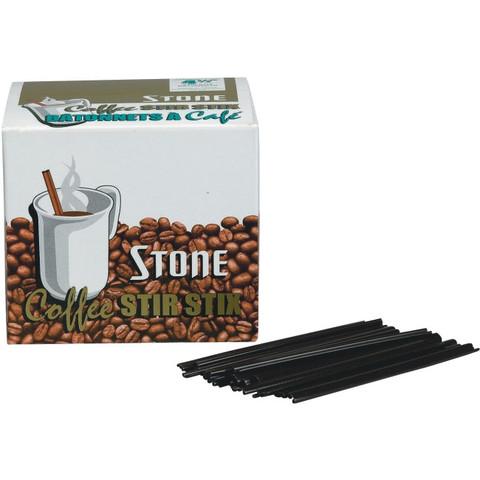 Stone - 101100 - 4.5" Plastic Coffee Stir Sticks - 1000 / Pack - Bulk Mart