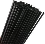 Stone - 8" Cocktail Straw Black Unwrapped - 9 x 250 / Case - Bulk Mart