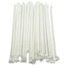Stone - 8" Paper Straw White Individually Wrapped - 300/Pack - Bulk Mart