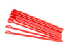 Stone - 8" Spoon Straw Red - 9 x 200 / Case - Bulk Mart