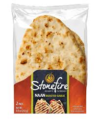 Stonefire - Roasted Garlic Naan - 18 x 250g - Bulk Mart