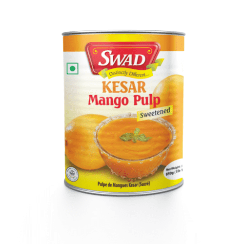 Swad - Kesar Mango Pulp - 24 x 850 g - Bulk Mart