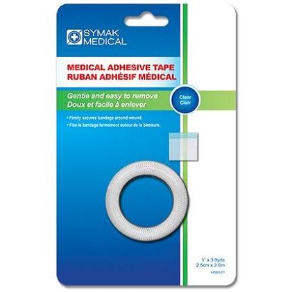 Symak - Medical Adhesive Clear Tape 2.5cm x 9.1cm - Each - Bulk Mart