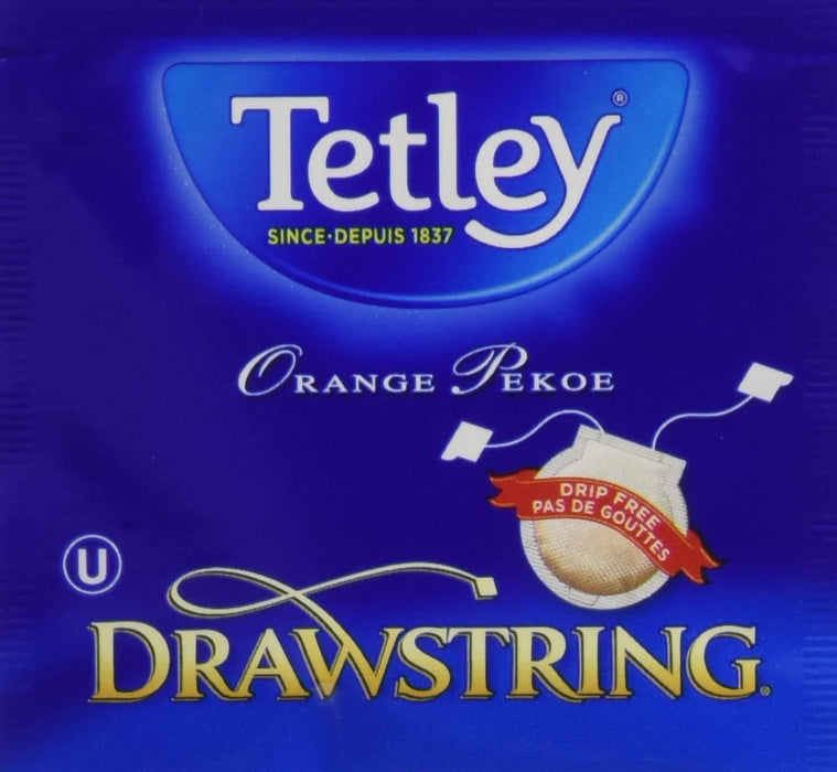 Tetley - Orange Pekoe Drawstring Tea Bags - 100 / Pack - Bulk Mart