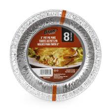 Titan - 5" Round Aluminum Foil Pot Pie Pans - 8/Pack - Bulk Mart