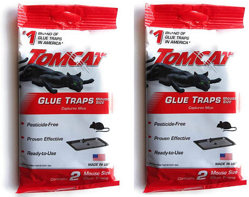 Tomcat - Mouse Glue Traps - 2 / Pack - Bulk Mart