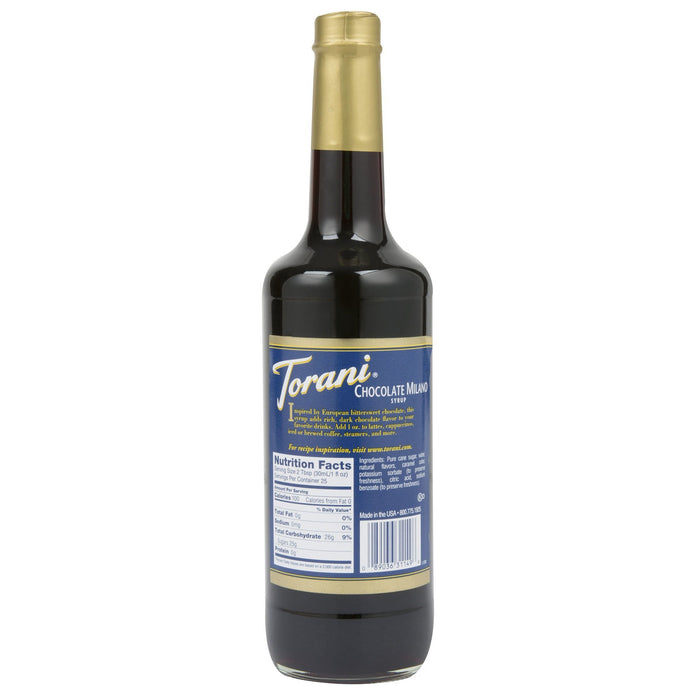 Torani - Chocolate Milano Syrup - 750 ml - Bulk Mart