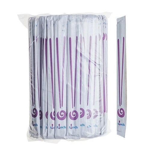 Touch - 9" Chopsticks Paper Wrapped 80-861 - 100 / Pack - Bulk Mart