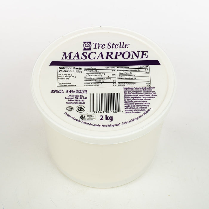 Tre Stelle - Mascarpone - 2 Kg - Bulk Mart