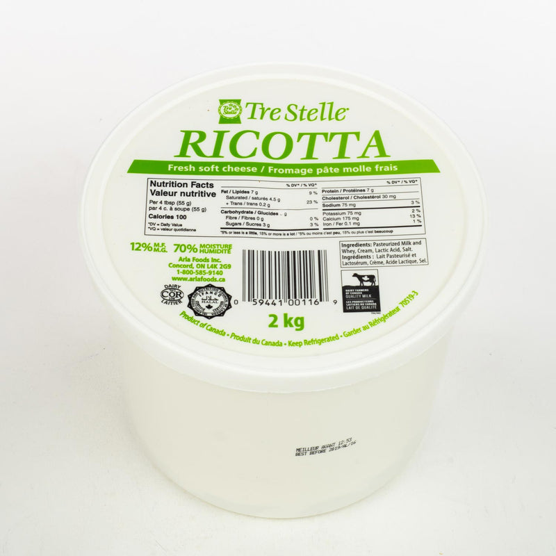 Tre Stelle - Ricotta - 2 Kg - Bulk Mart