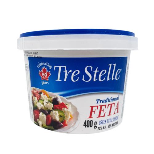 Tre Stelle - Traditional Feta - 400g - Bulk Mart