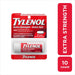 Tylenol - Extra Strength Pain Relief 500mg Caplets Travel Size - 10 Count - Bulk Mart