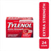 Tylenol - Extra Strength Pain Relief Acetaminophen 500mg EZtabs - 24 Count - Bulk Mart