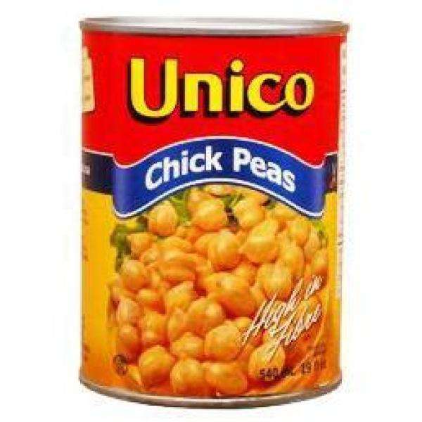 Unico - Chickpeas - 24 x 540 ml - Bulk Mart