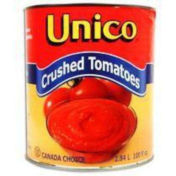 Unico - Crushed Tomatoes - 6 x 100 oz - Bulk Mart