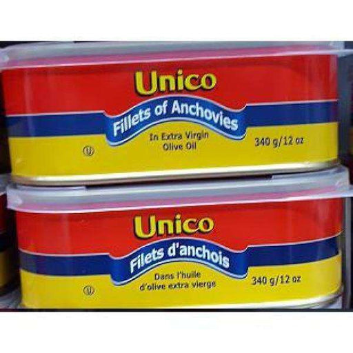 Unico - Fillets Of Anchovies - 24 x 340 g - Bulk Mart