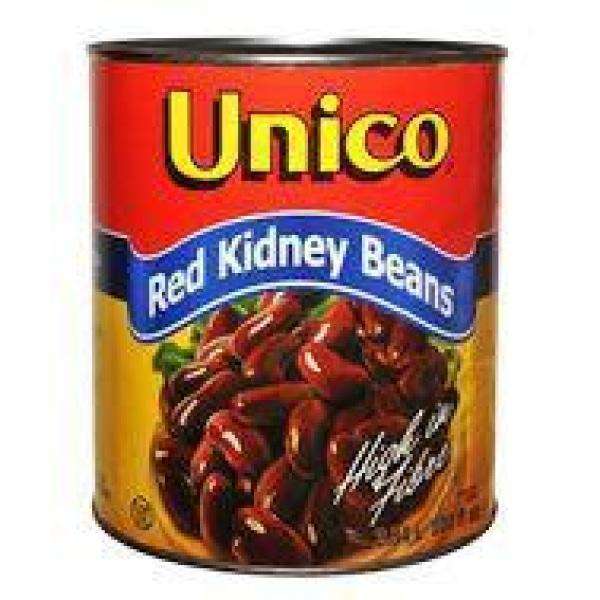 Unico - Red Kidney Beans - 6 x 100 oz - Bulk Mart